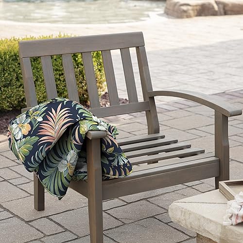 Miniatura 2 de Arden Selections TK08F06B-41 Funda de cojín de poliéster para asiento profundo, color azul tropical Simone