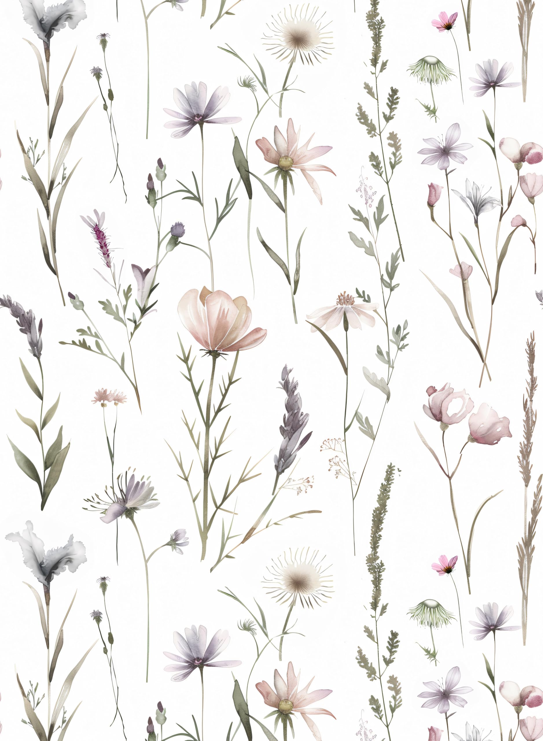myforHD Self Adhesive Wallpaper Floral Leaves Flowers 44cmX300cm PVC Vinyl Wall Paper Sticker Decoration Modern Furniture Film โ image 1