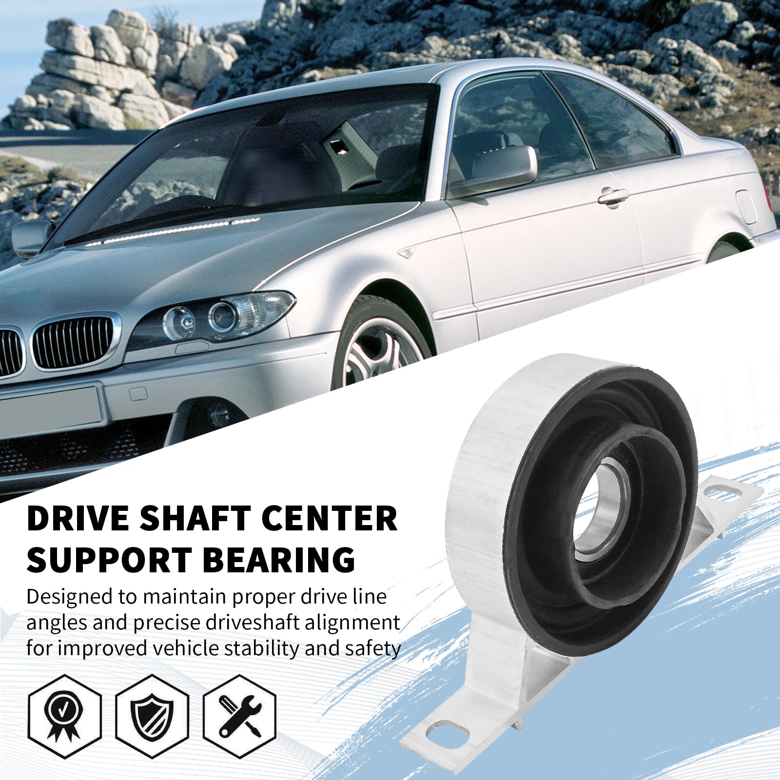 BMW Serie 3 E46 Cuscinetto di supporto centrale albero motore 26121229492 ricambio 1998-2004