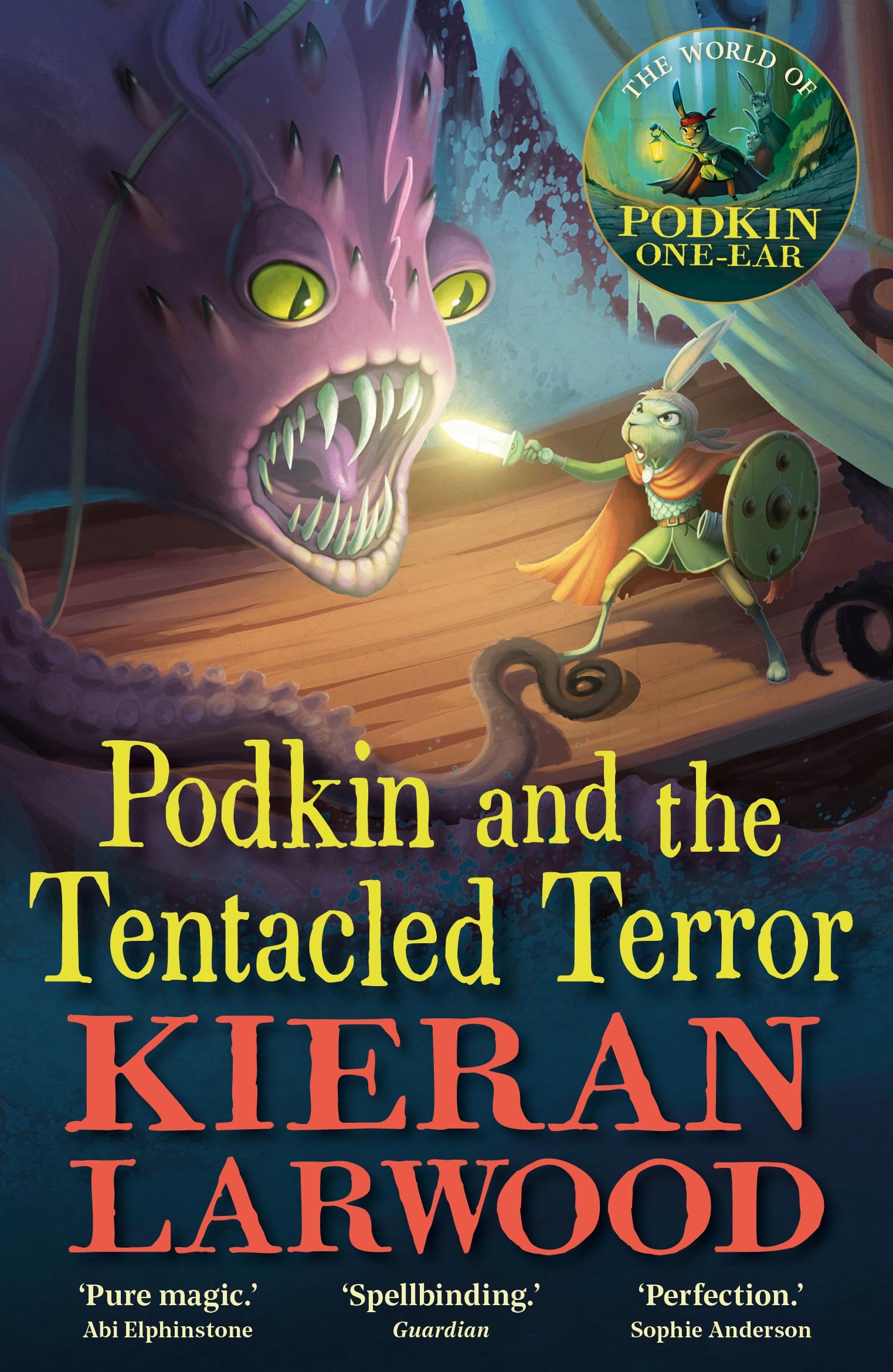 Podkin and the Tentacled Terror by Kieran Larwood, David Wyatt - 9780571369553