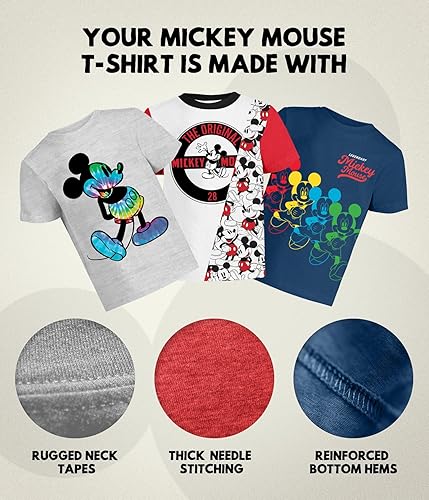 Miniatura 6 de Disney Camiseta de Mickey Mouse para niños (ropa para niñas y niños) Fantasia Camiseta 2T, 3T, 4T, 5T, 6 niños pequeños y más