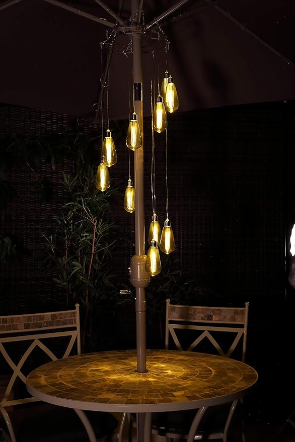 Noma The Bulb Spiral Chandelier, Battery Operated Amazon.co.uk Lighting