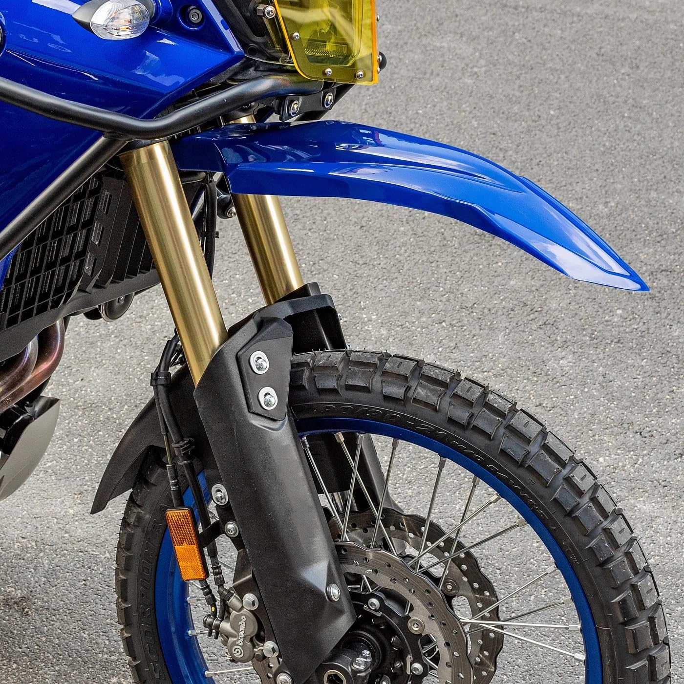 Koło przedłużenie błotnika Pasuje do Yamaha TENERE 700 przedni błotnik motocykla koła osłona rozbryzgowa dla TENERE700 2019-2023 akcesoria błotne Motocykl przedni błotnik(White front board)
