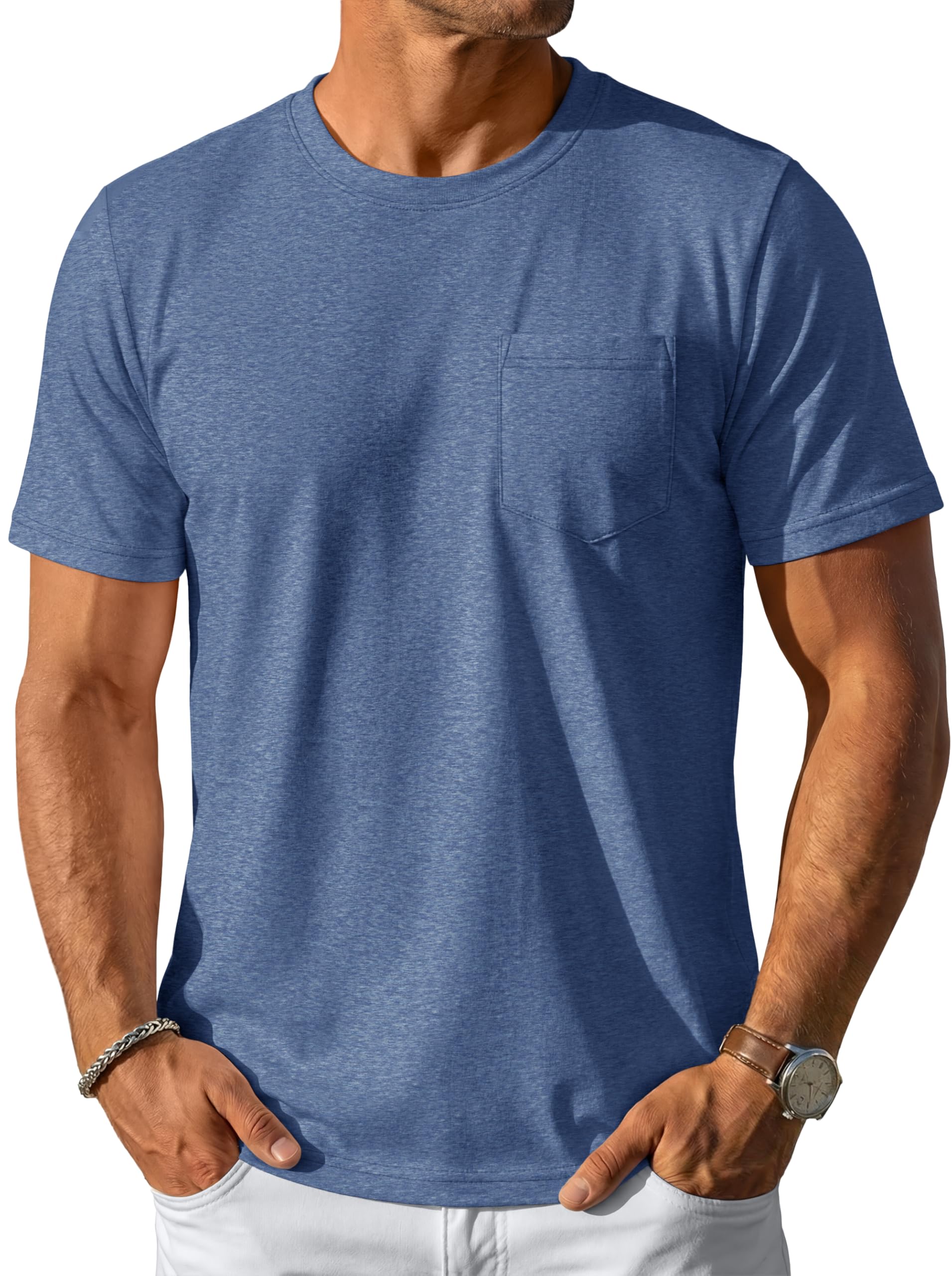 MAGCOMSEN Pocket T-Shirt