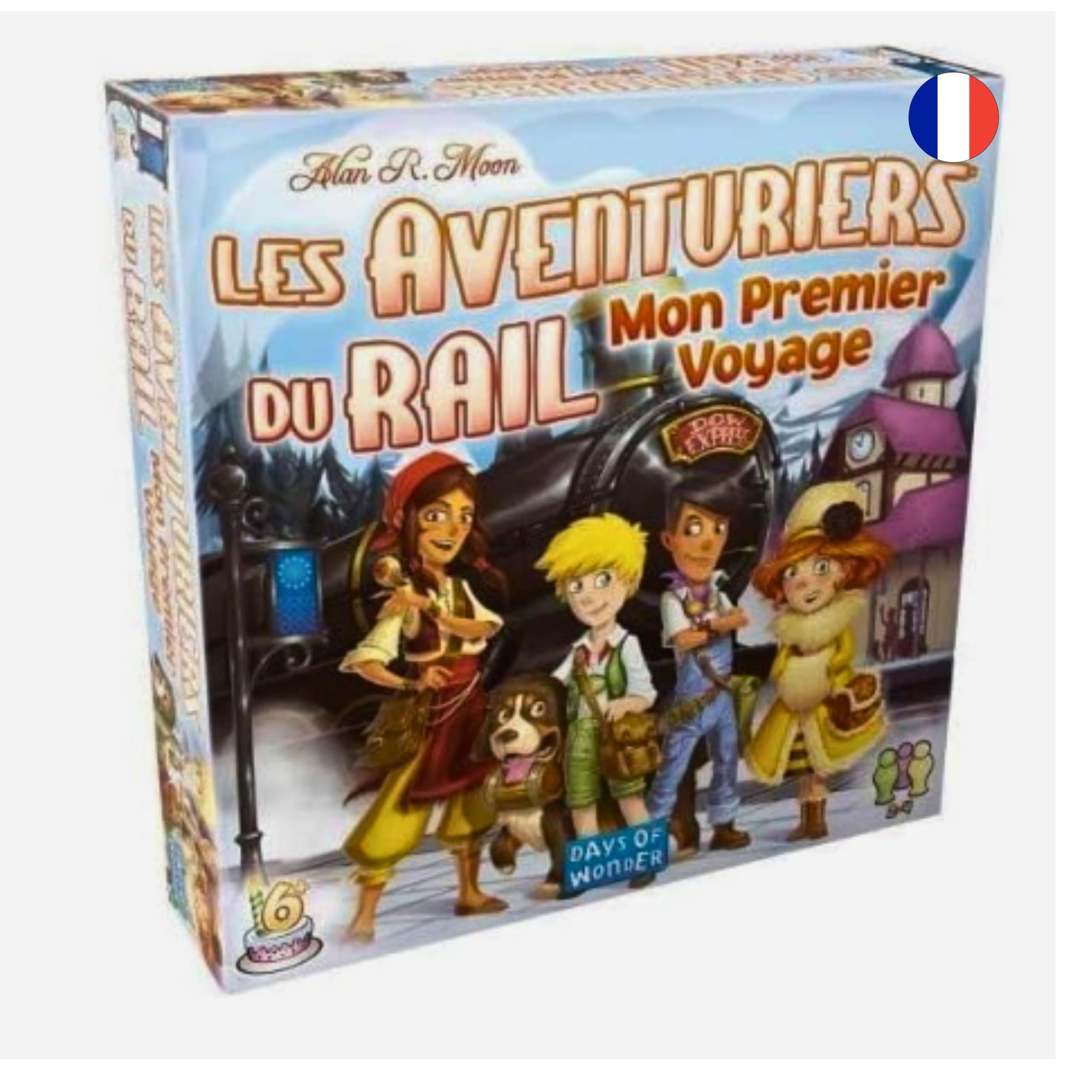 Les AVENTURIERS du Rail : Mon Premier Voyage - Jeu de Société pour Enfants dès 6 Ans - 2 à 4 Joueurs - 15 à 30 Min - Version Française - Jeu de Stratégie Indépendant par Days of Wonder