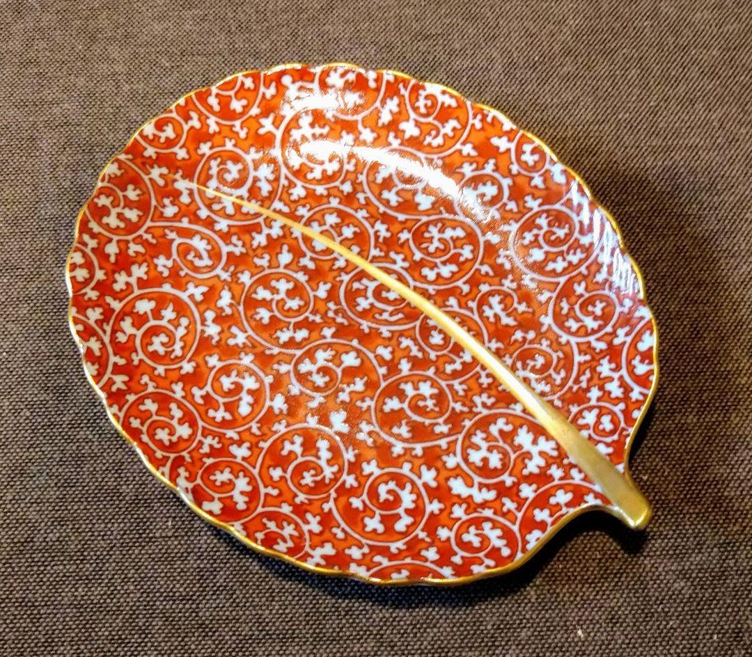 Amazon | 有田焼 彌左衛門窯 木の葉皿(小) 銘々皿揃 小皿 5枚セット