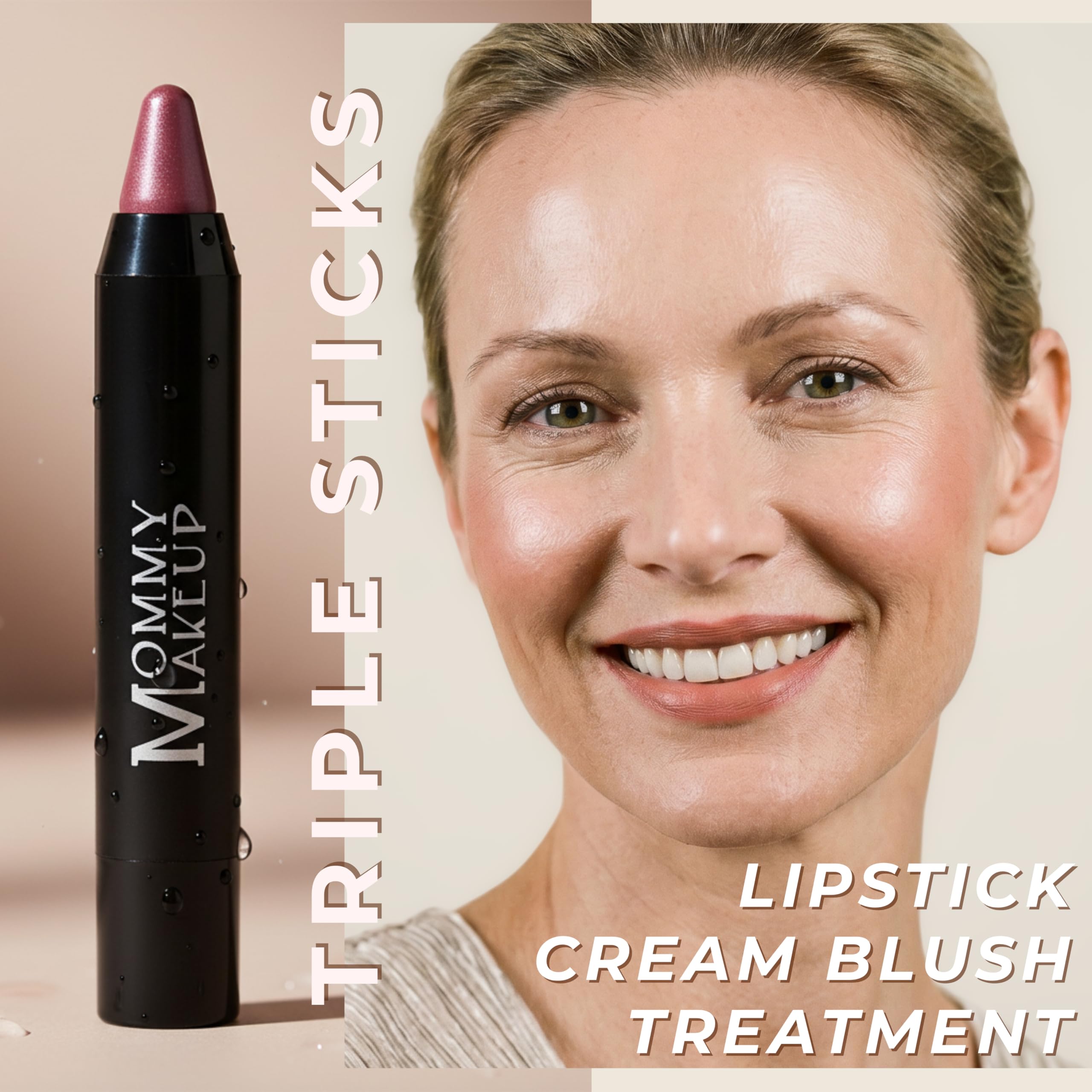 Triple-Use Lip, Cheek & Treatment Stick