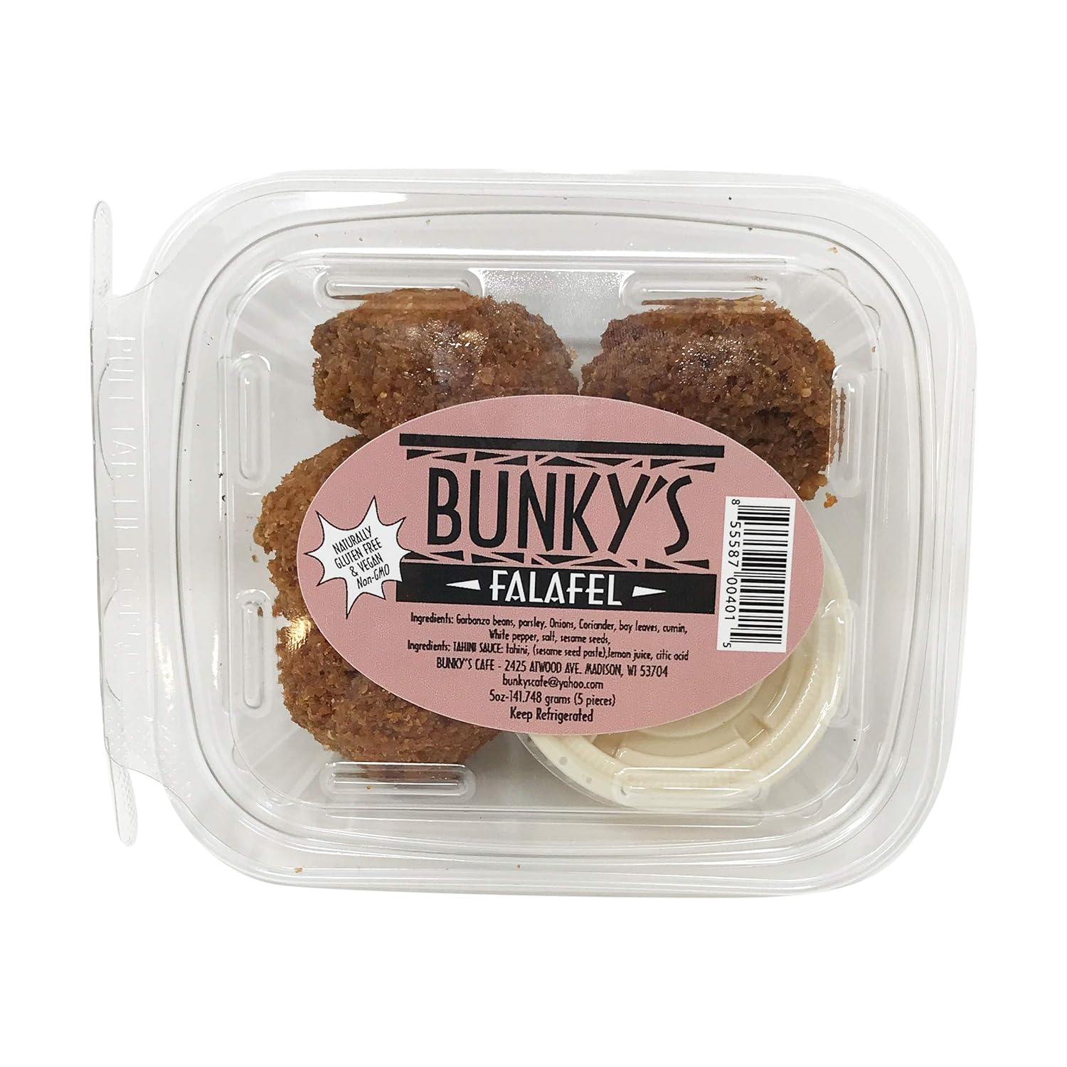 BUNKYS CAFE Falafel, 5 OZ Grocery & Gourmet Food