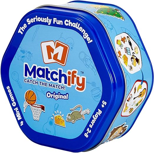 Matchify Card Game: Original, by PMI | The Seriously Fun Challenge for Families Kids and Friends Travel Party Card Game - Catch The Match, Spot it, and Shout It Out – Match Crewmates – Learning Game