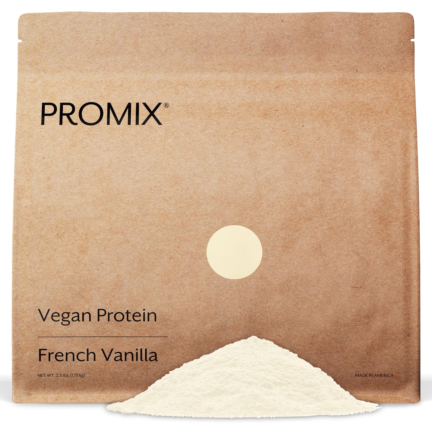 ProMix Nutrition Vegan Protein Powder 25g: Proteína Vegana Orgânica de Ervilha Amarela Canadense, Sem Glúten - Baunilha, 1134g