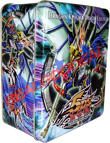 Miniatura 1 de YuGiOh 5Ds 2010 Colección Lata 1st Wave Dragon Knight DracoEquiste Dragón Armado Oscuro, Archidiend Gilfer, Dragonic Knight Wicked Dreadroot