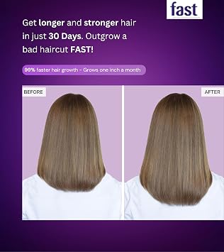 FAST Shampoo Unisex Sulfate Paraben SLS Free Best for Hair Growth - 300ml