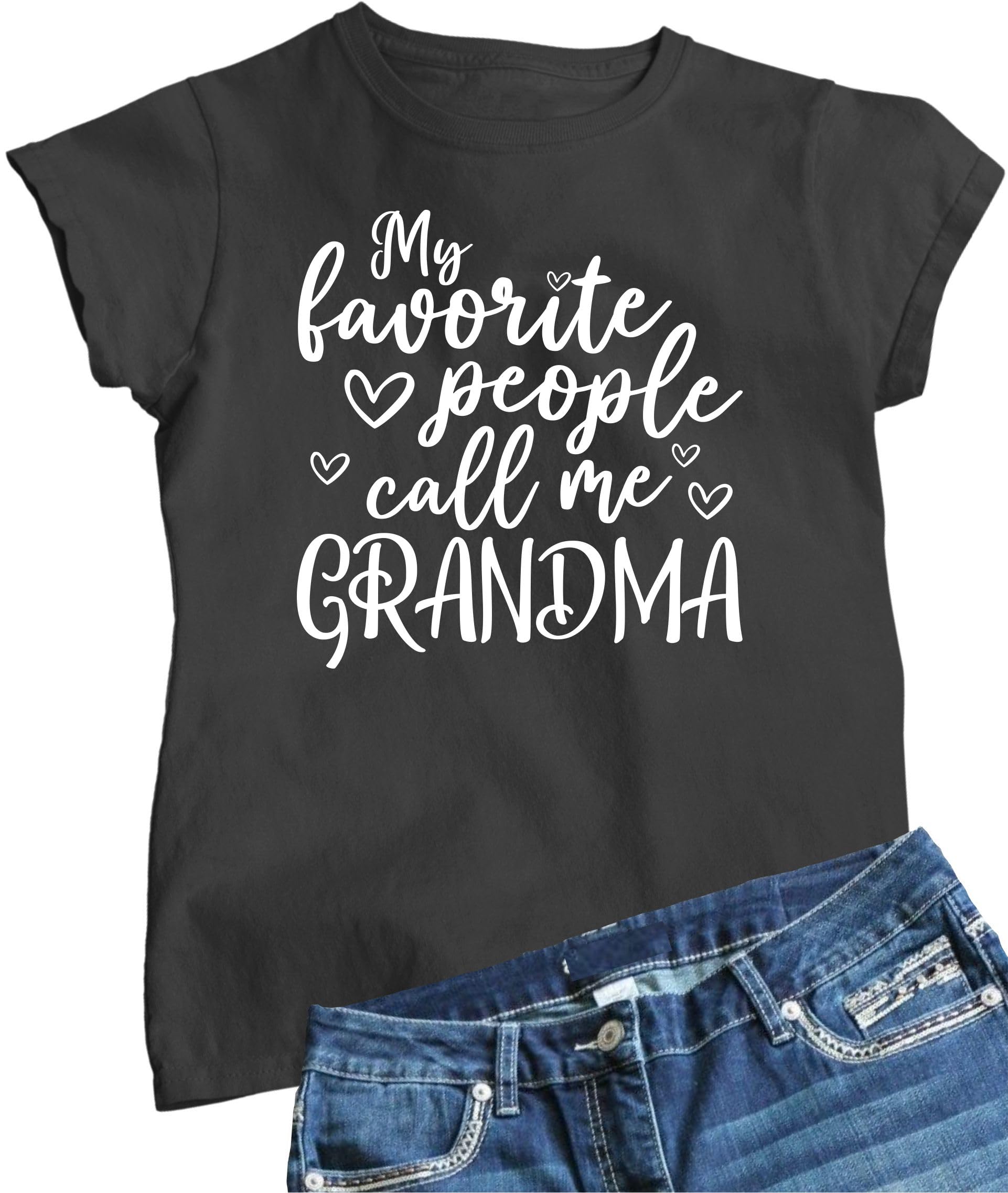 Go All Out My Favorite People Call Me Grandma Gift Idea Mens Women T-Shirt
