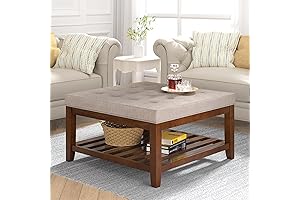 Exquisite Upholstered Coffee Table: Luxurious Comfort for Your Living Room