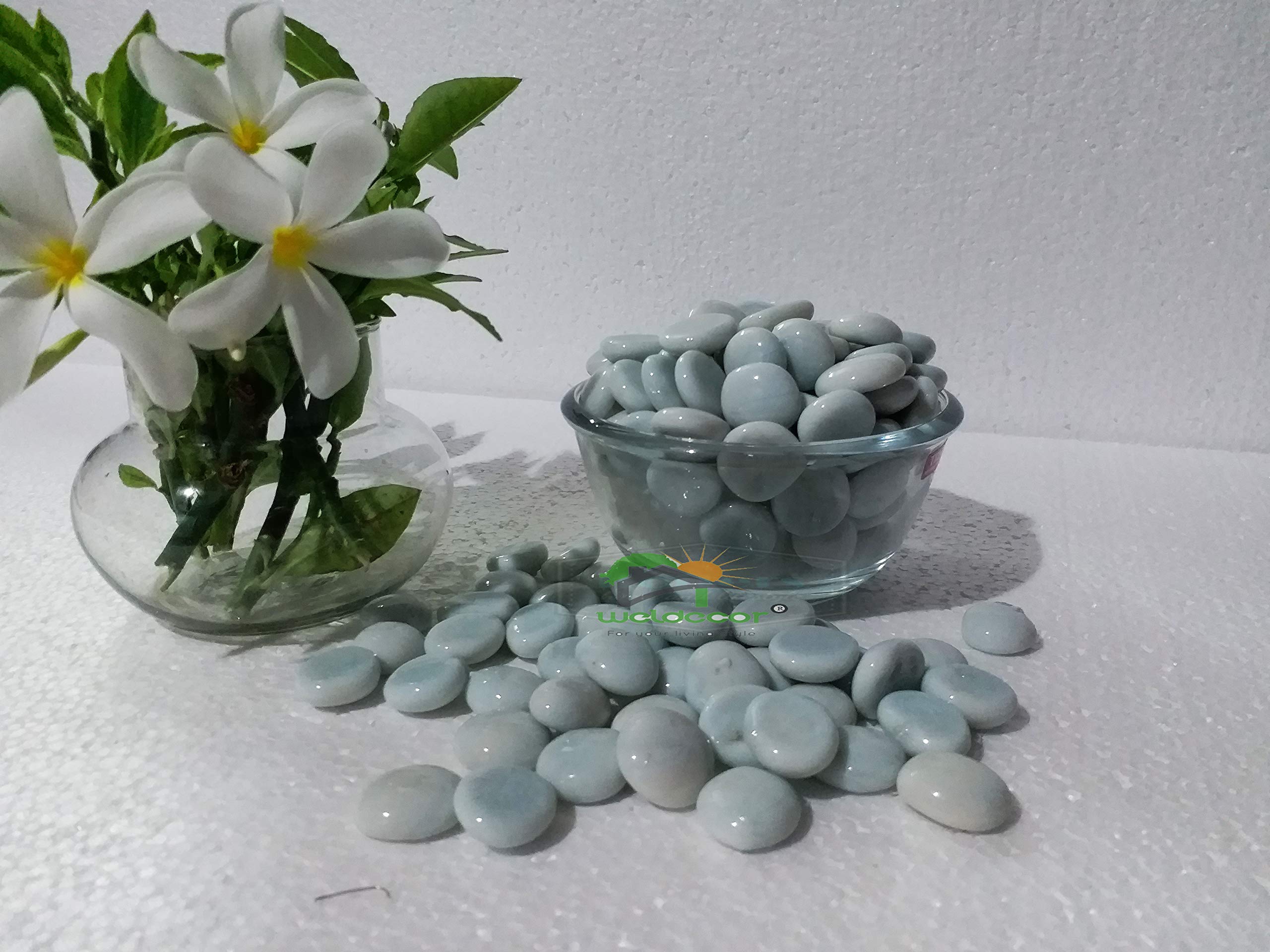 Weldecor Pebbles/gravels/Stone/Beads for Aquarium, Table, vase, Fountain,-image-28