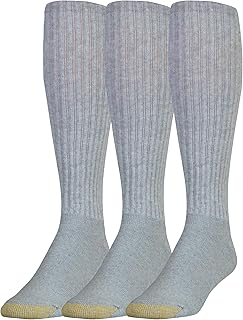 Men's Cotton Over-the-Calf Athletic Socks (3-Pack)