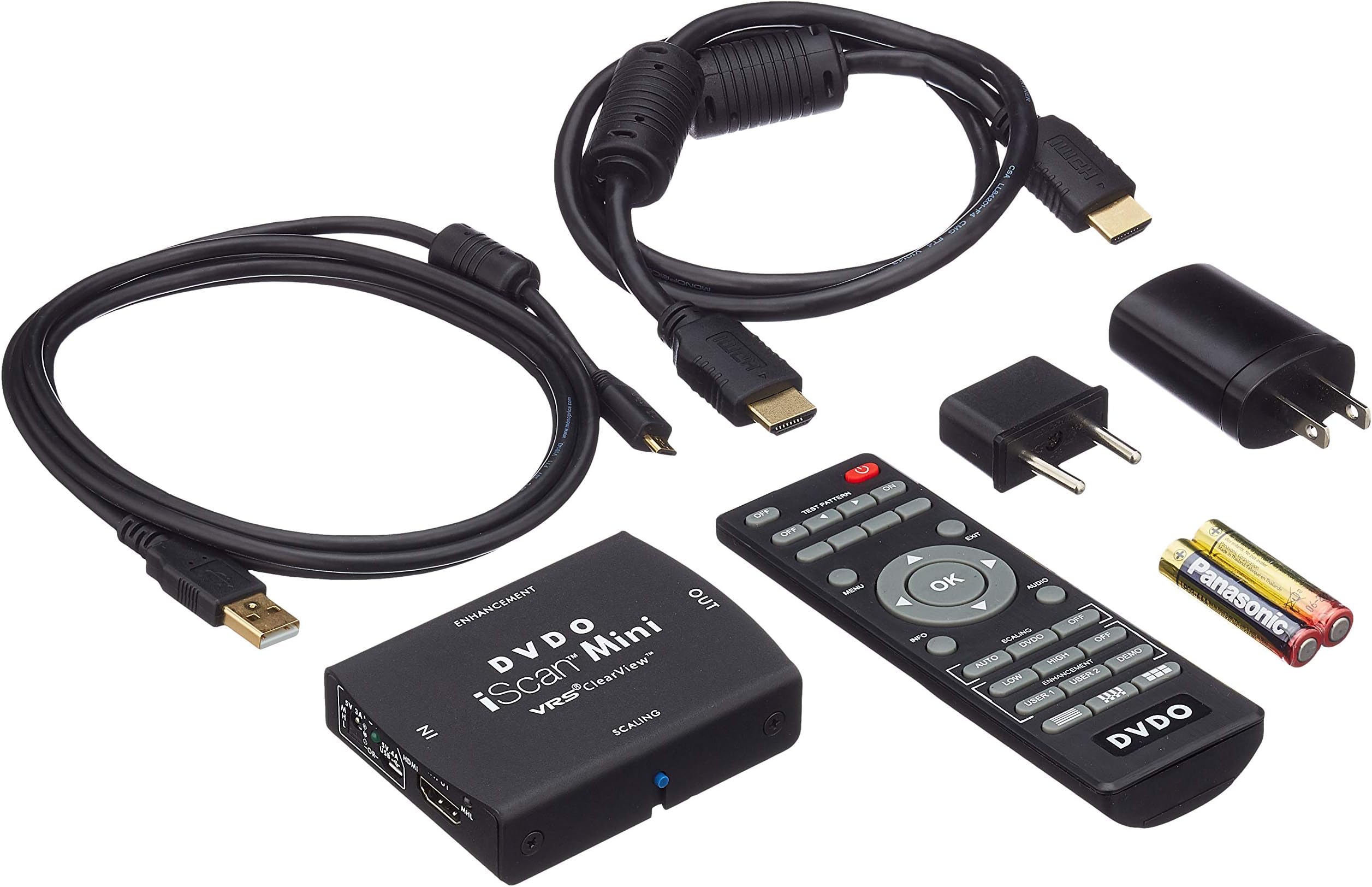 DVDO iScan HD Mini HDMI Signal Video Converter Scaler 4 K Upscalling Black