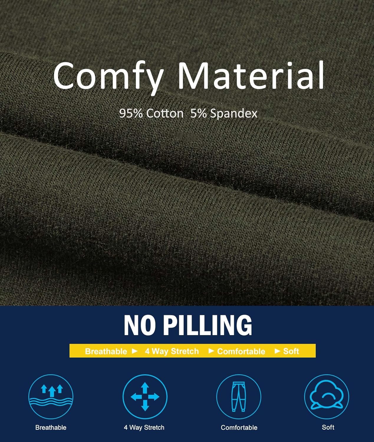 SPECIALMAGIC Women's Cargo Sweatpants Cotton Athletic Joggers 4 Pockets Sporty Pants - Image 4