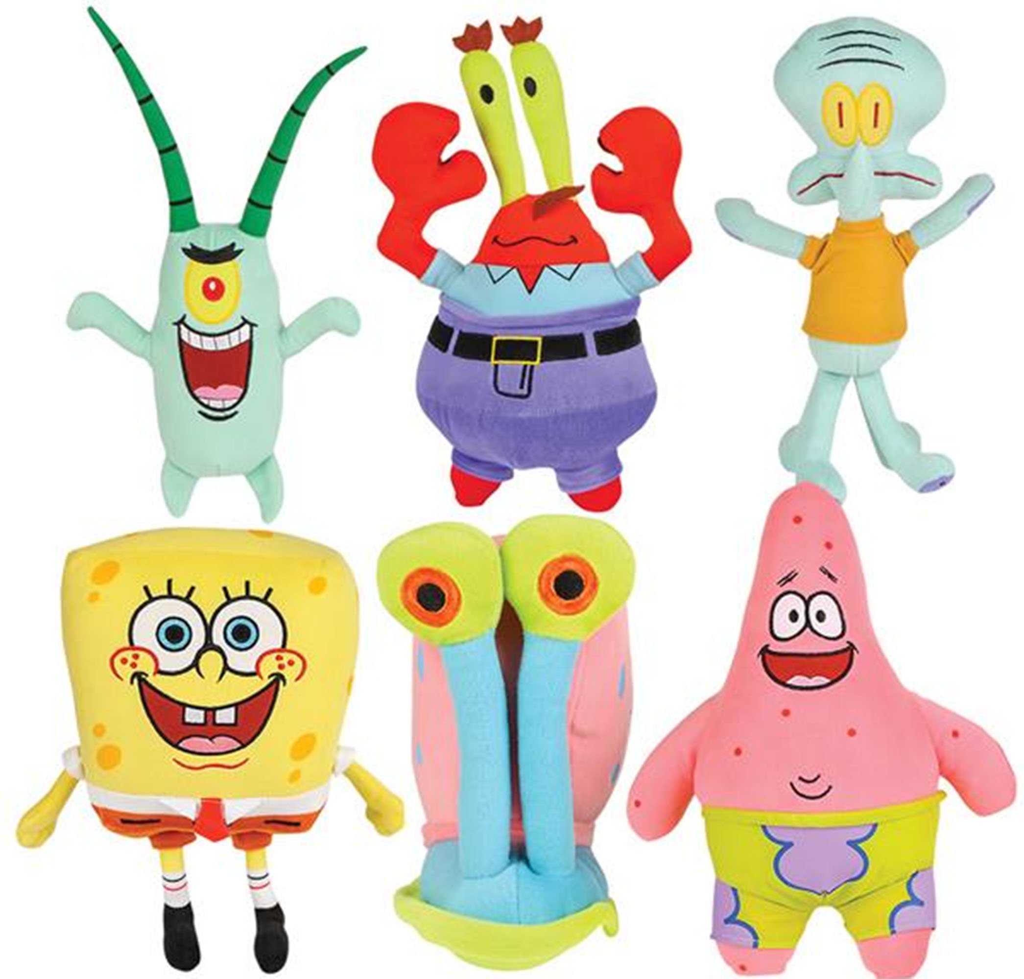 spongebob characters plush
