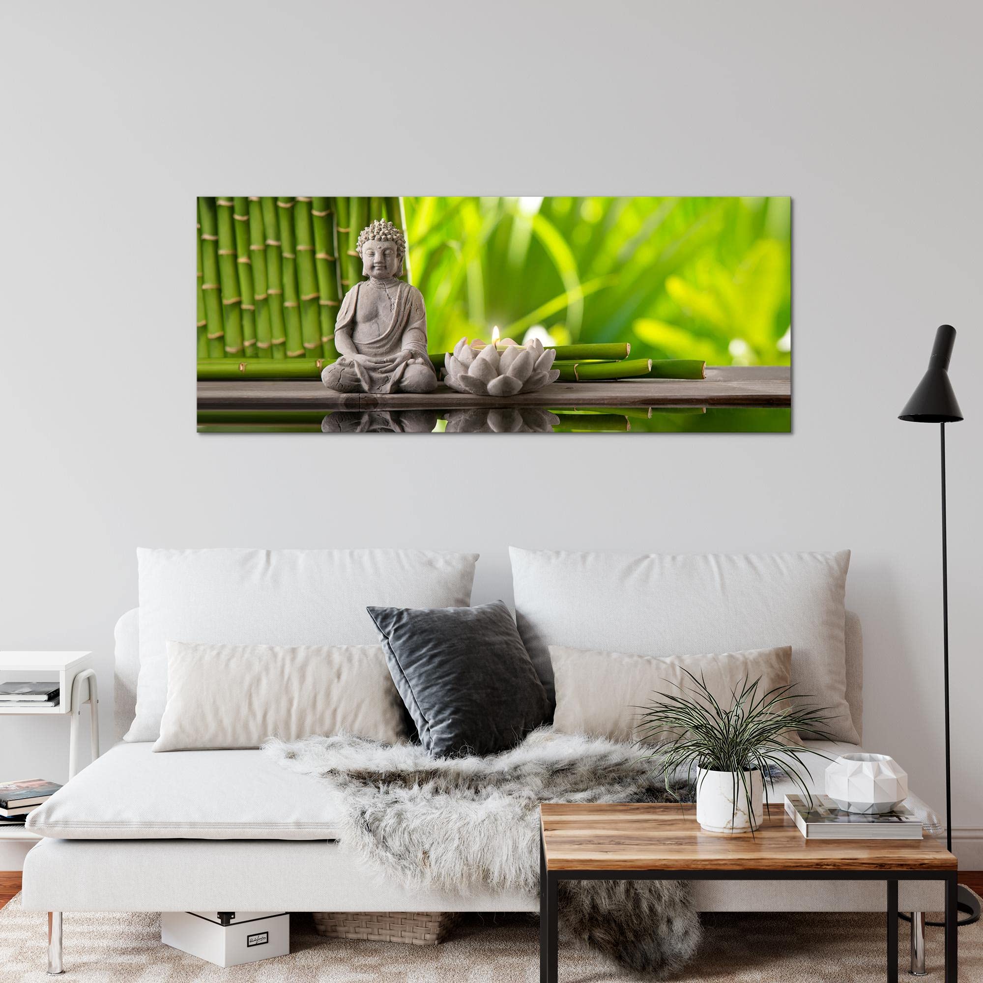 murando Schilderij op vlies canvas Wereldkaart 90x60 cm Print