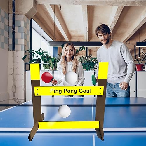 Miniatura 2 de El entrenador de tenis de mesa funciona con redes de tenis de mesa o sin él. Juega a nuestros juegos de entrenamiento de ping pong. Construye