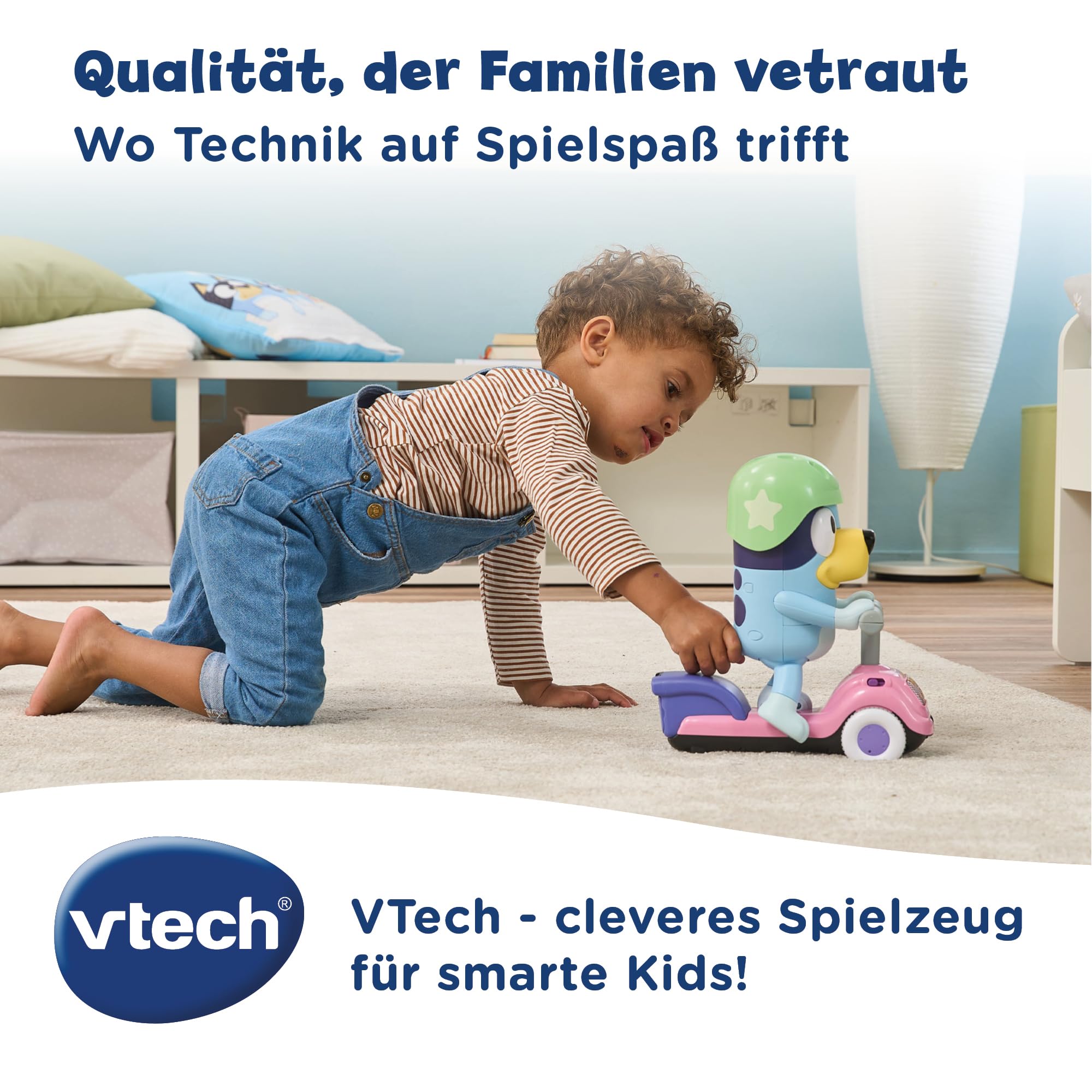 VTech Bluey Scooterabenteuer – Interaktives Spielzeug 3-6 Jahre