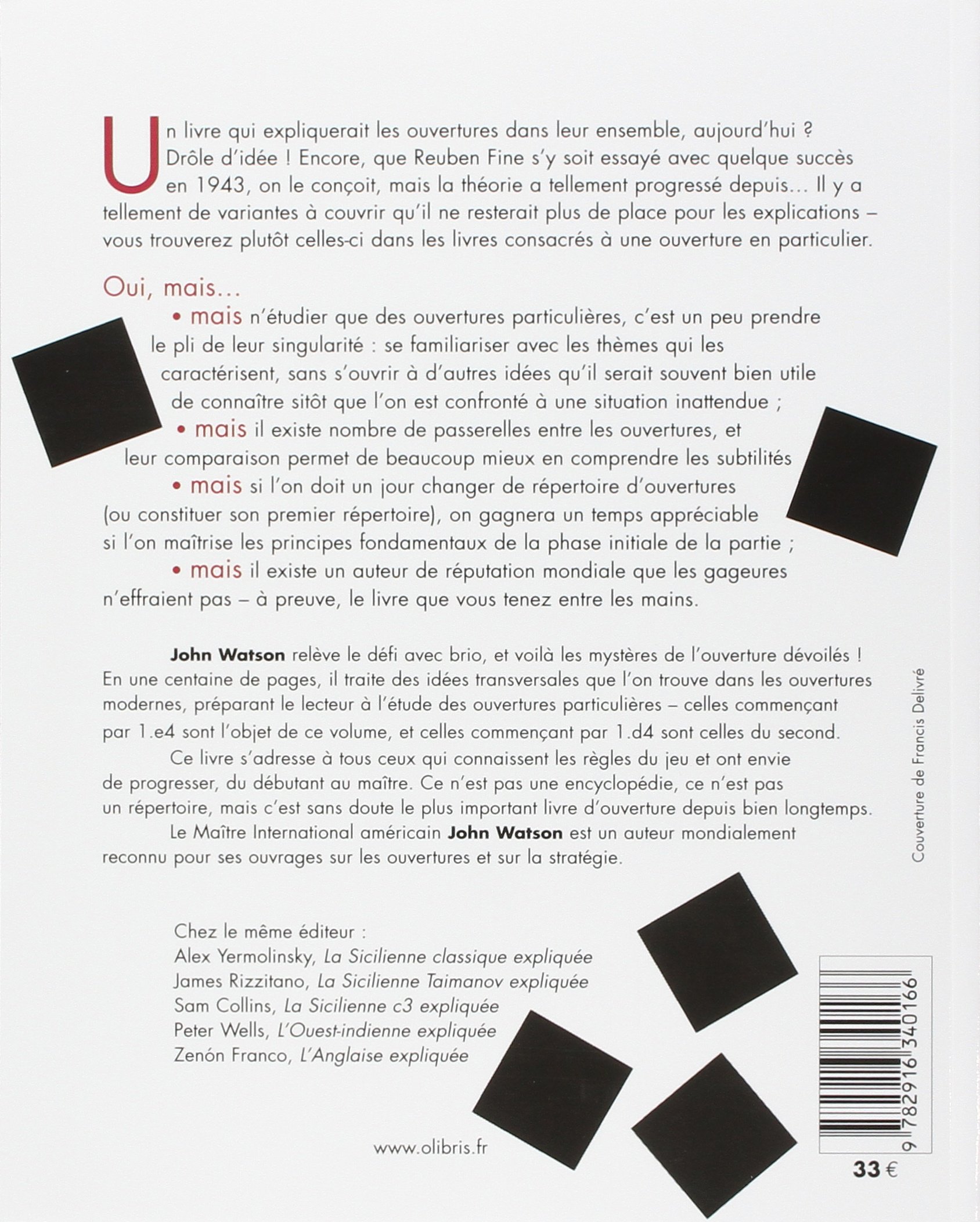 Maîtriser les ouvertures - Volume 1: Recommande par la Fédération Française des Echecs