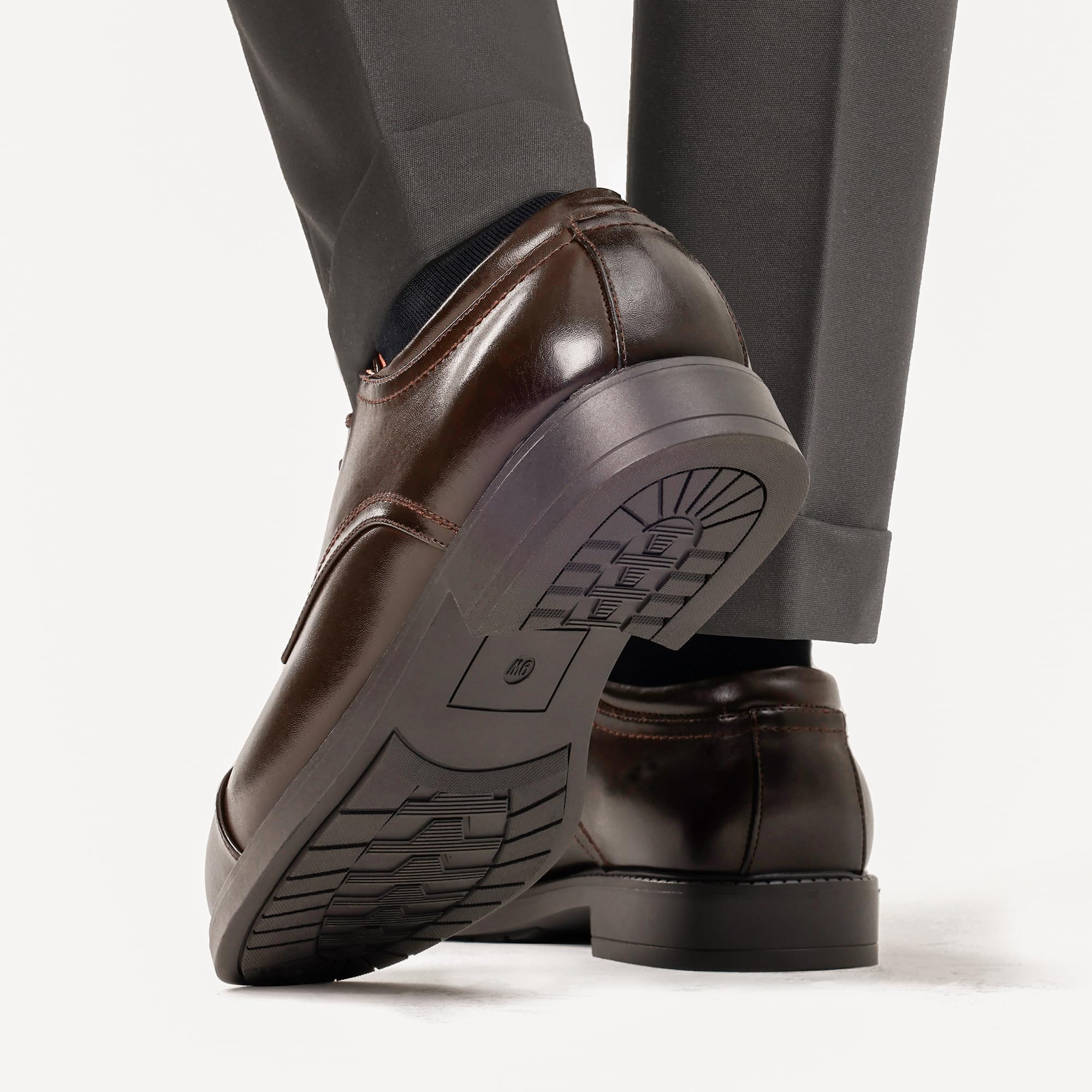 Bruno Marc Zapatos Vestir Homres Zapatillas de Cordones Oxfords Derby Zapatos Traje para Hombre Boda DOWNING-01