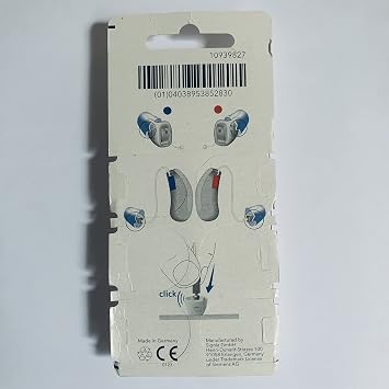 Signia/Connexx Click Sleeve Dome For CIC, ITC & RIC Hearing Aid (Small- Vented) (Pcs- 6)