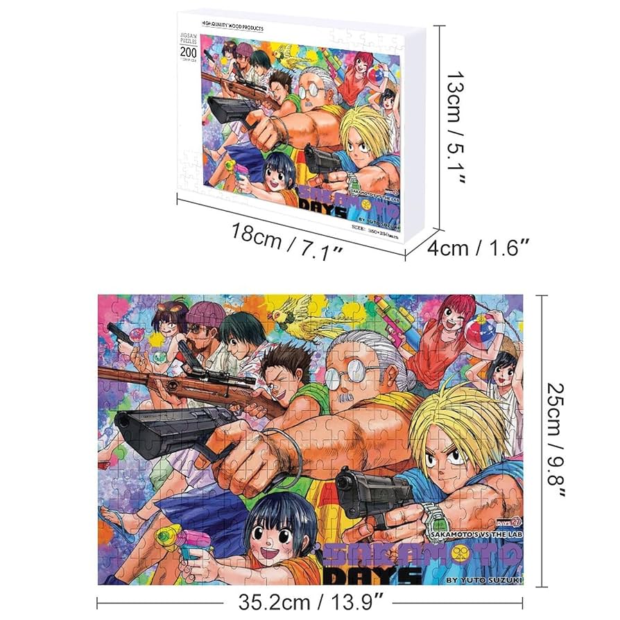 Amazon.co.jp: SAKAMOTO DAYS サカモトデイズジグソーパズル