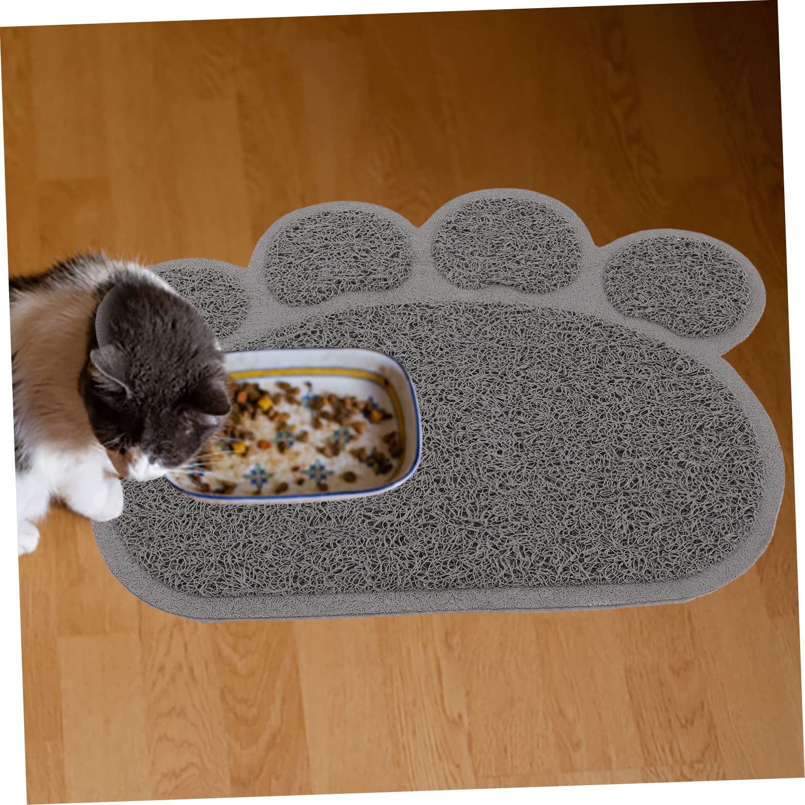 BESPORTBLE 3stücke Indoor Katzenstreu Matte Rutschfeste Und Langlebige Katzentoilettenunterlage Für Haustiere Vielseitige Futterunterlage