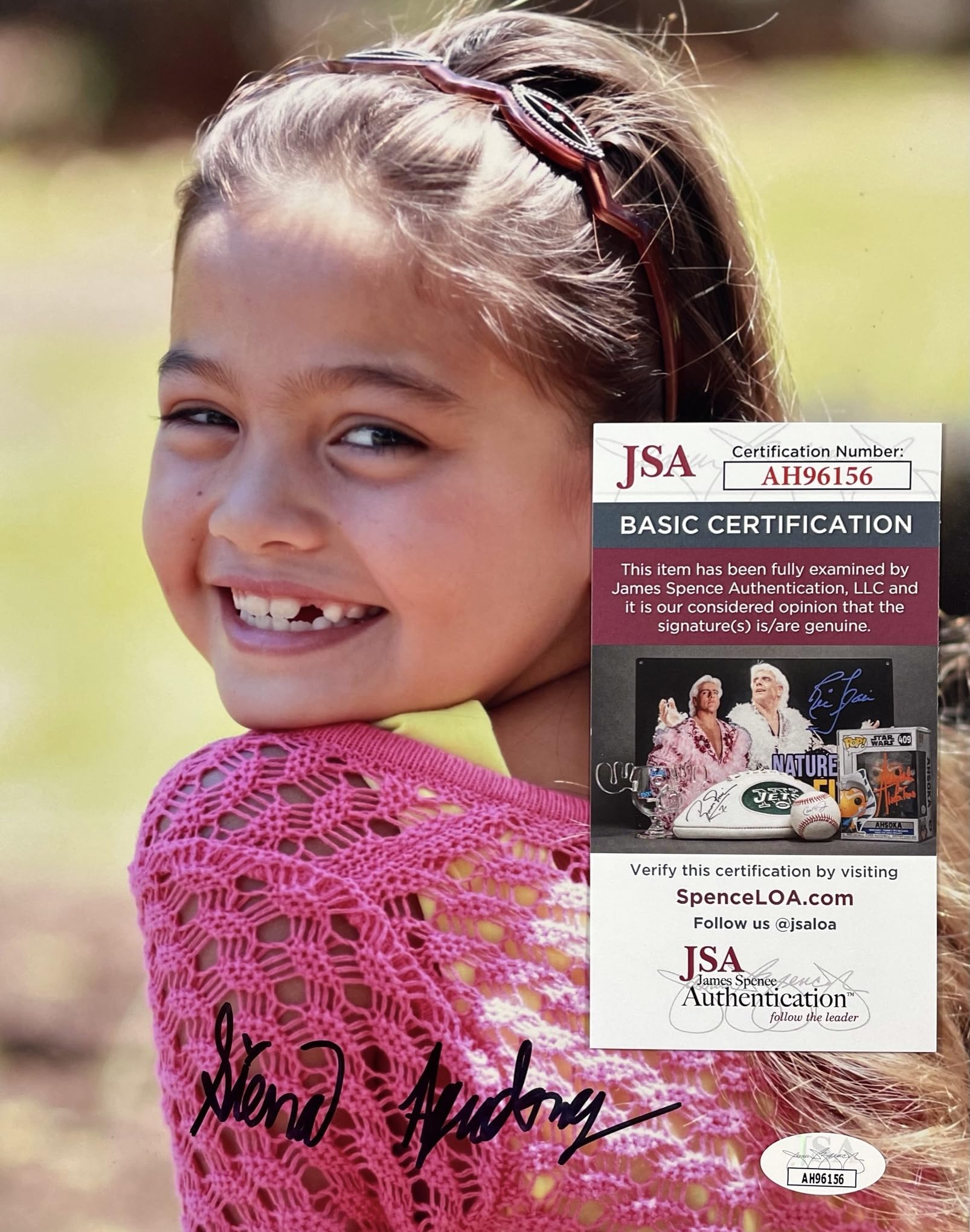 SIENA AGUDONG Autograph SIGNED 8x10 PHOTO Star Falls Resident Evil