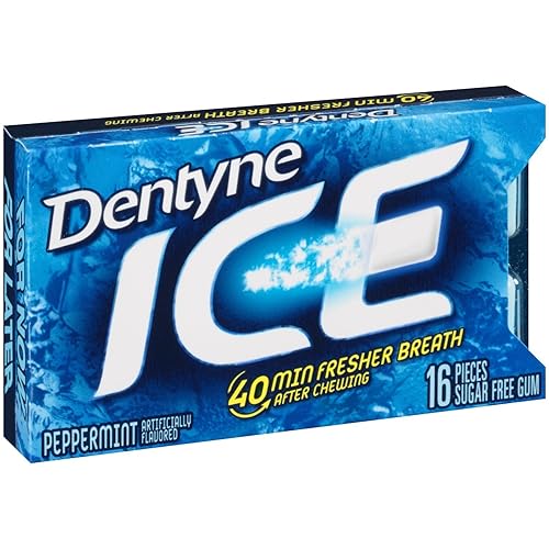 Miniatura 1 de Dentyne Chicle sin azúcar de menta helada, 12 unidades