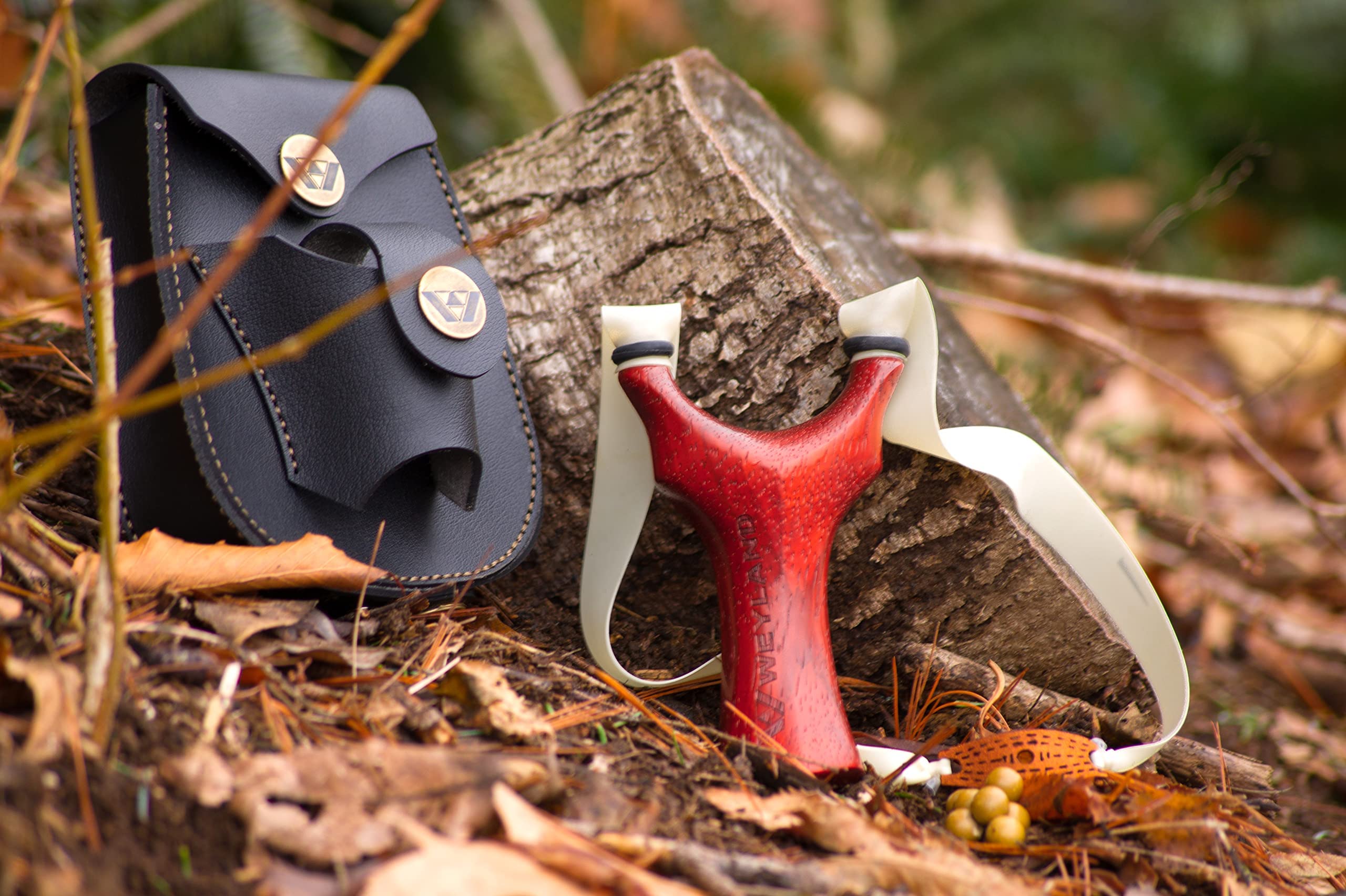 WEYLAND Classic Wooden Slingshot Catapult Hunting & Shooting