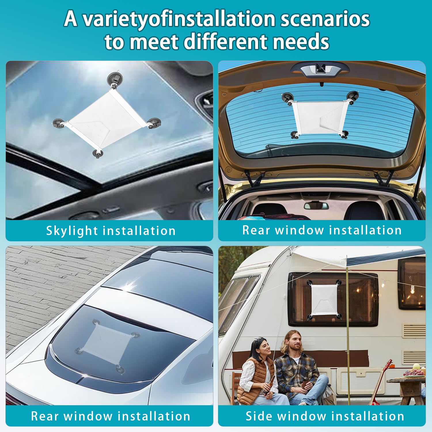 LiRenDiar Starlink Mini Sunroof Suction Cup Mount – Secure & Ultra-Stable Holder for Starlink Mini on Cars, RVs? SUVs?Boats and Road Trips (White)