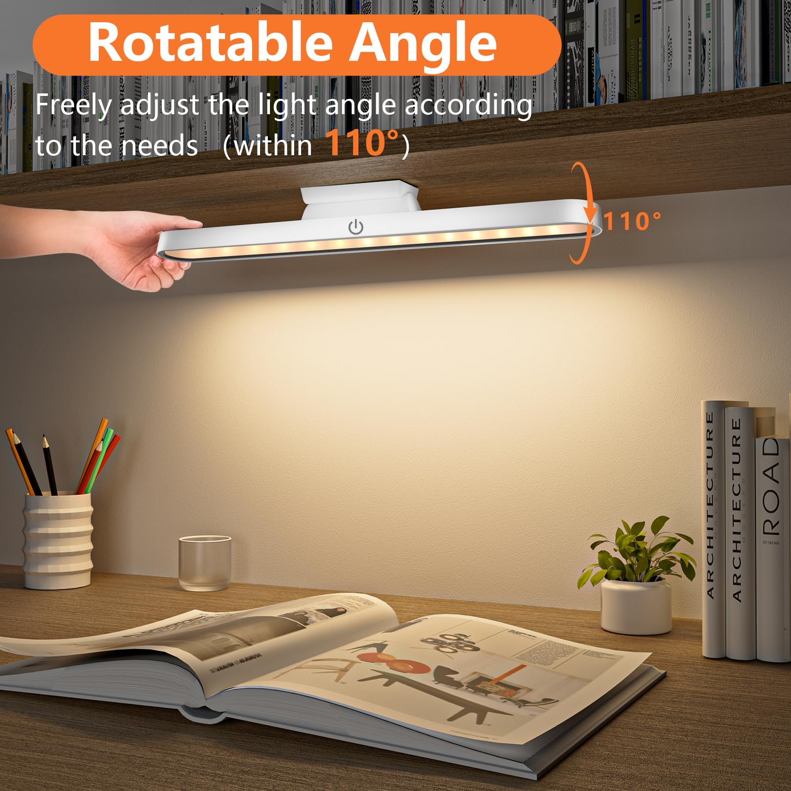 2 lampade LED da incasso cucina con sensore movimento, 3 modalità
