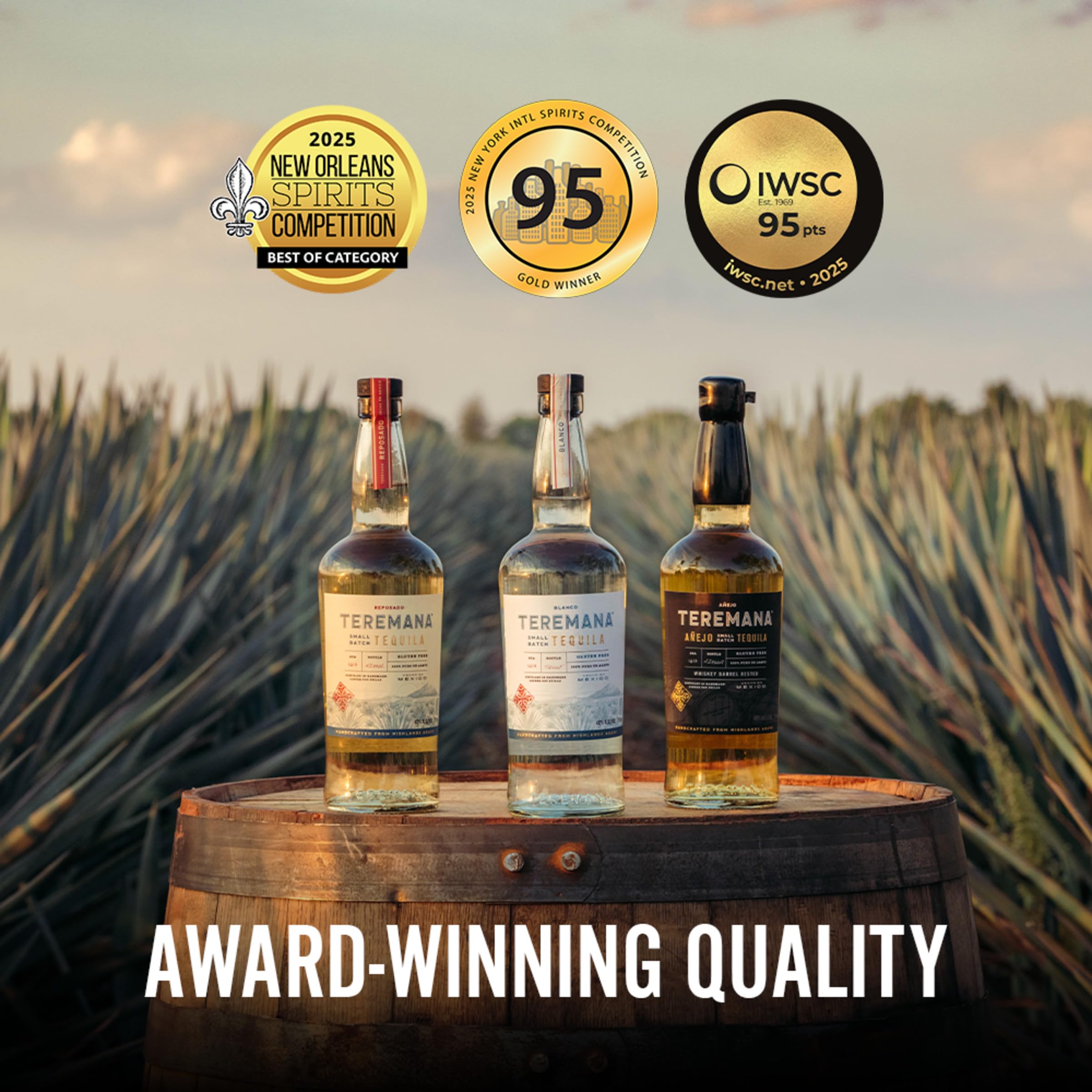 Teremana Tequila Reposado 100% Agave Blue Weber 40% Vol. 0,75l