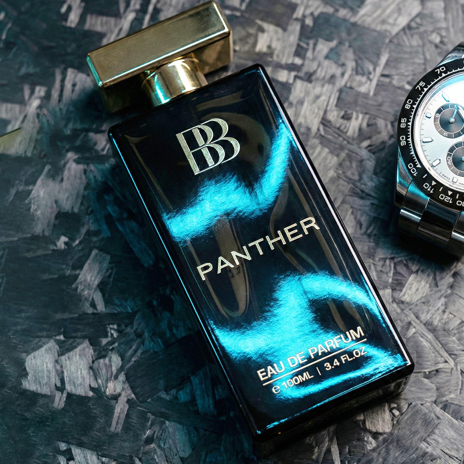 Panther Eau De Parfum Men | Perfume For Men 100ml | Premium Long-Lasting Fragrance | Best Perfume for Men with Patchouli and Musky | Gift For Him