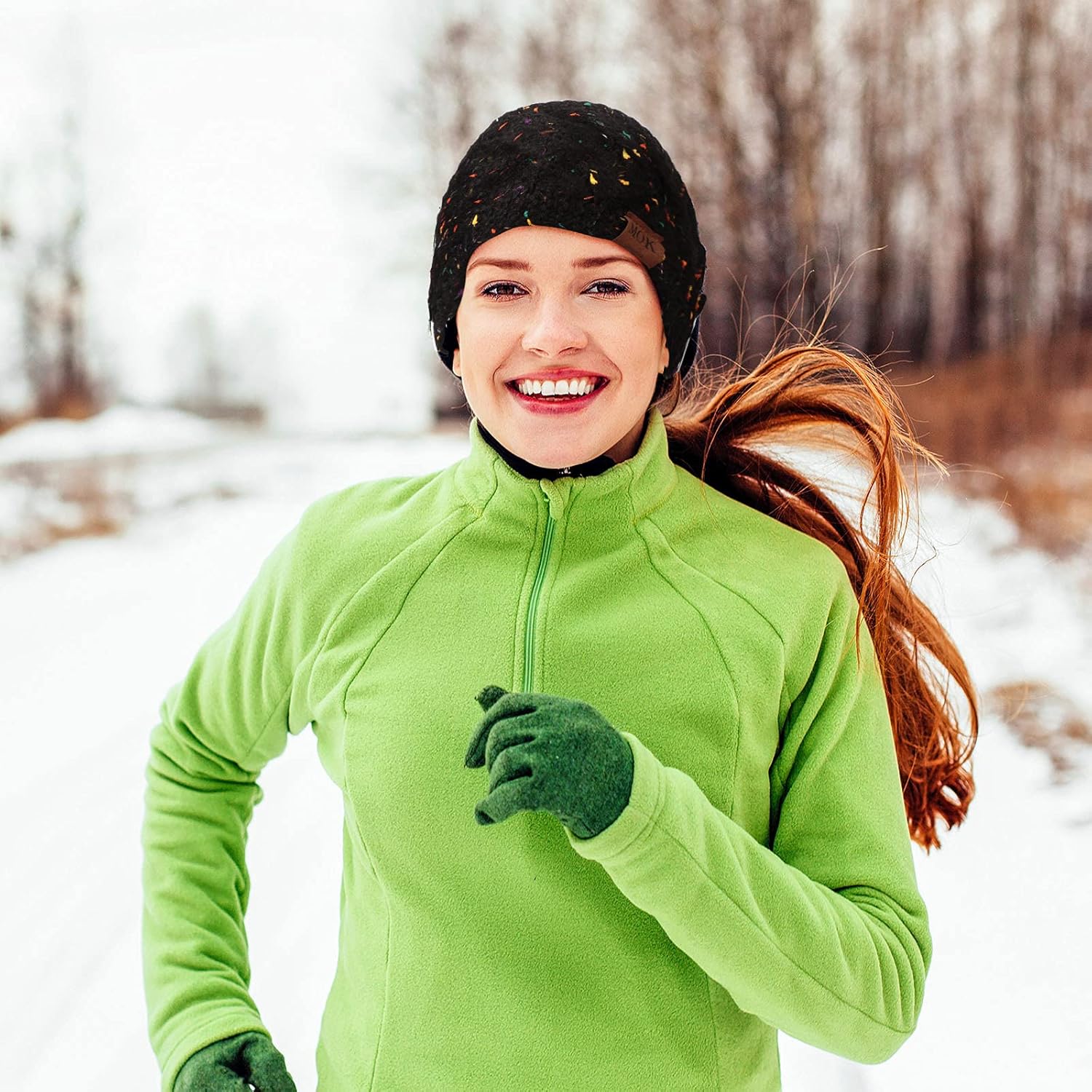 Syhood 4 Pieces Women Winter Ear Warmer Headband Fleece Cable Knitted Headbands Fleece Lined Ear Warmers Head Wrap for Cold Weather(Fresh Colors) - Image 4