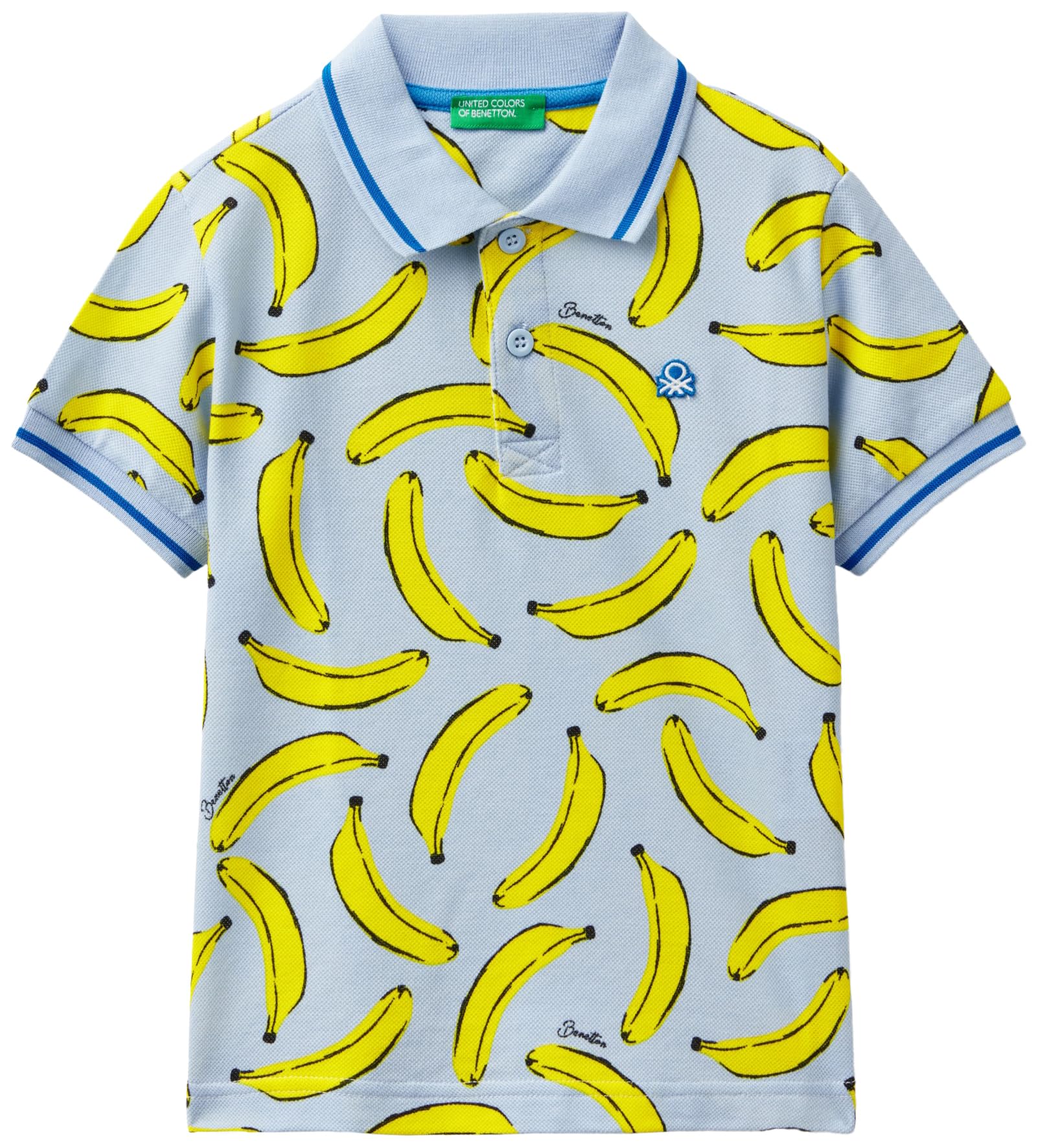 United Colors of Benetton Camiseta Polo M/M 361yg300p Camisa, Multicolor, 2 años para Niños