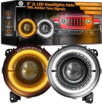 Amazon.com: RoadandLord 9 Inch LED Headlights Round Projector Z