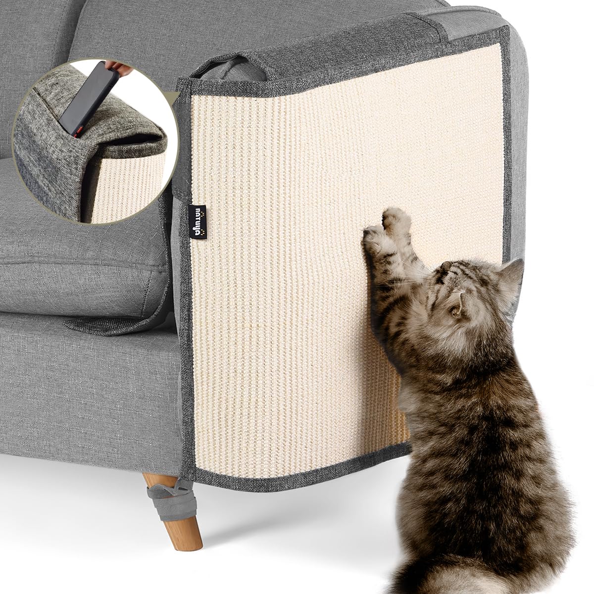 【新品未使用】保護マット ペット　猫　 ベージュ カーペット調 爪とぎ 新品未使用】保護マット ペット 猫 ベージュ カーペット調 爪とぎ