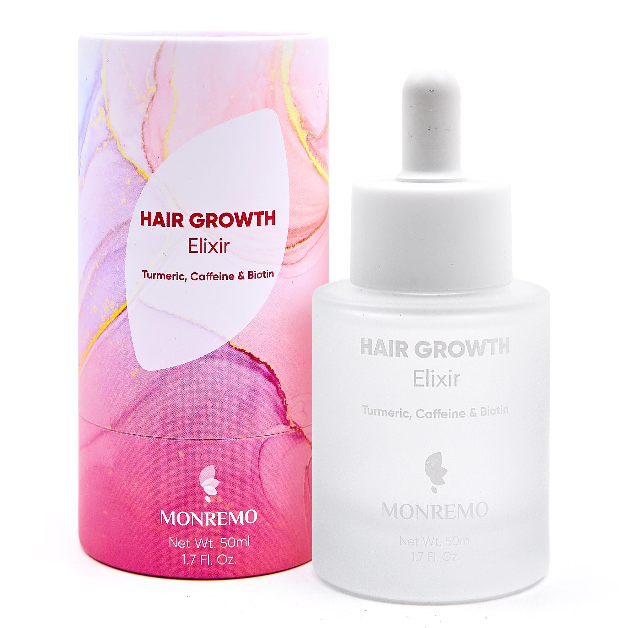 Caffeine Hair Growth Serum with Biotin & Turmeric for Women & Men