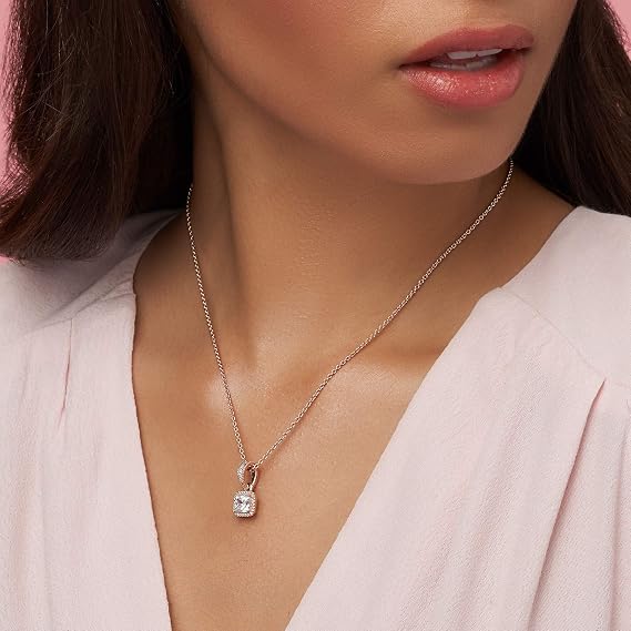 Pandora Jewelry Square Sparkle Halo 