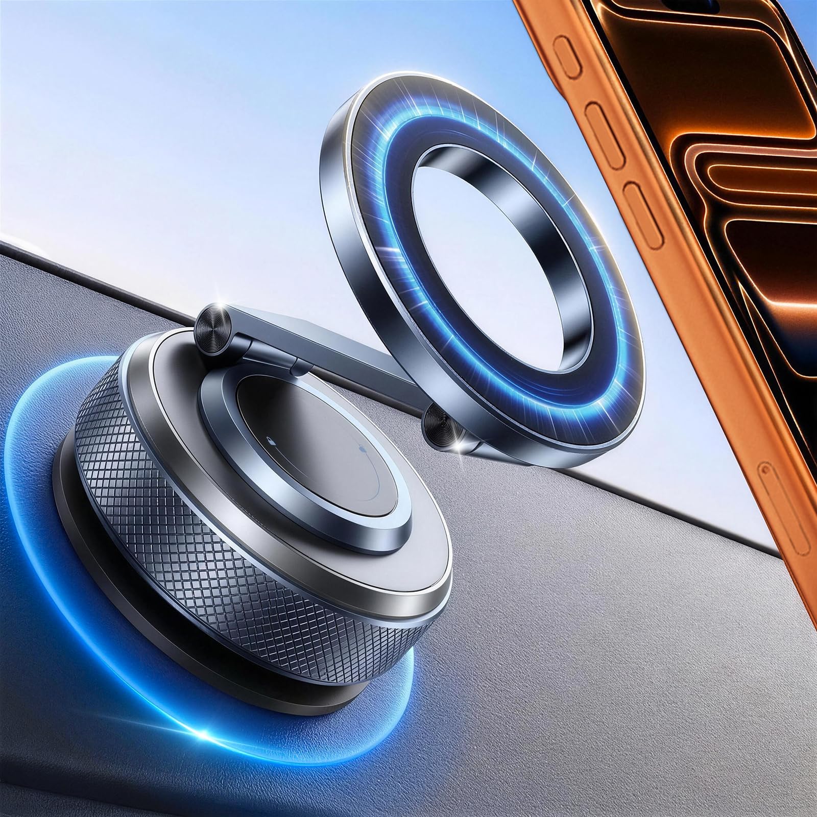 Amazon.com: Wigoo Vacuum Magnetic Phone Holder for Car for Magsafe