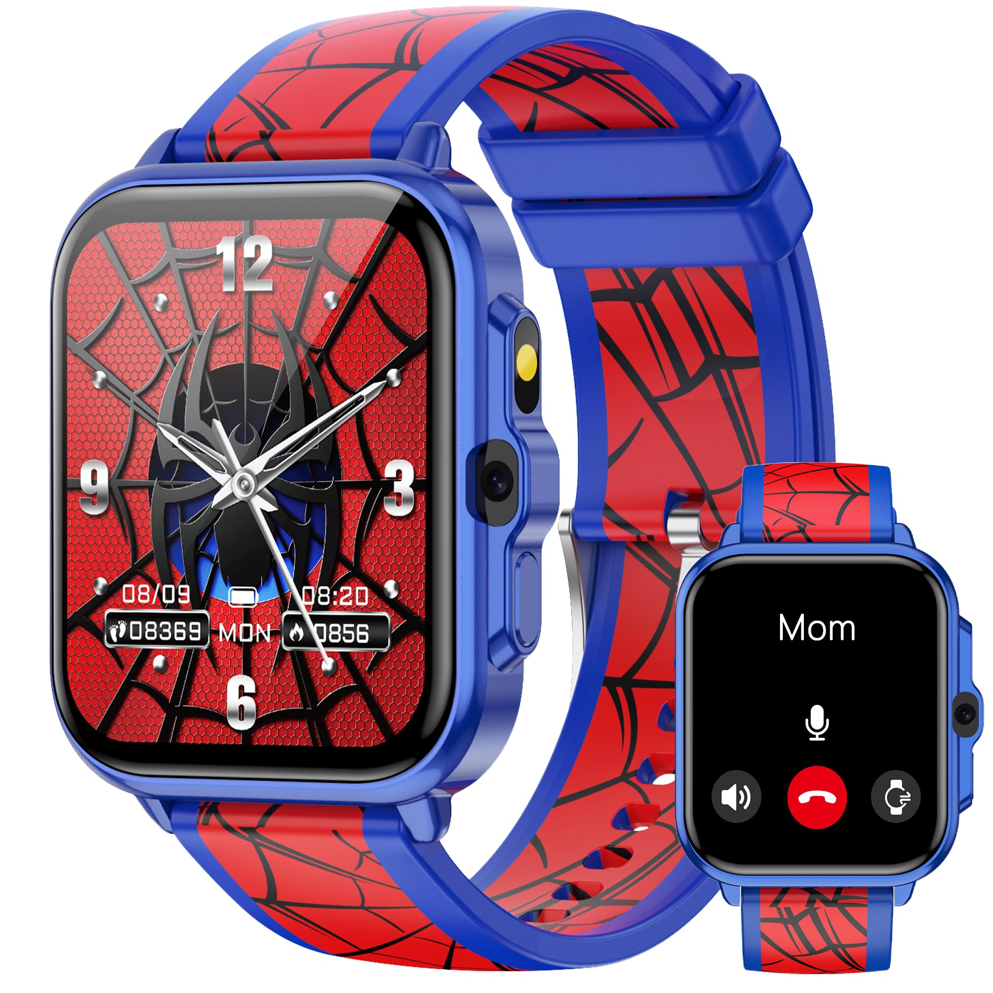Smart Watch for Kids 1 85 Fitness Tracker AI Learning games Sports Sleep Monitor Camera Videos Alarm Play