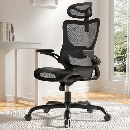 Marsail Ergonomic Mesh Office Chair High Back Home Office Desk
