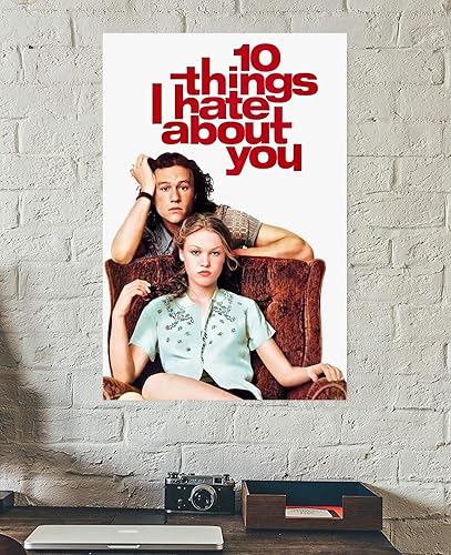 Miniatura 3 de Póster de 10 cosas que odio de ti, 12 x 16 pulgadas, para decoración de pared, sin marco
