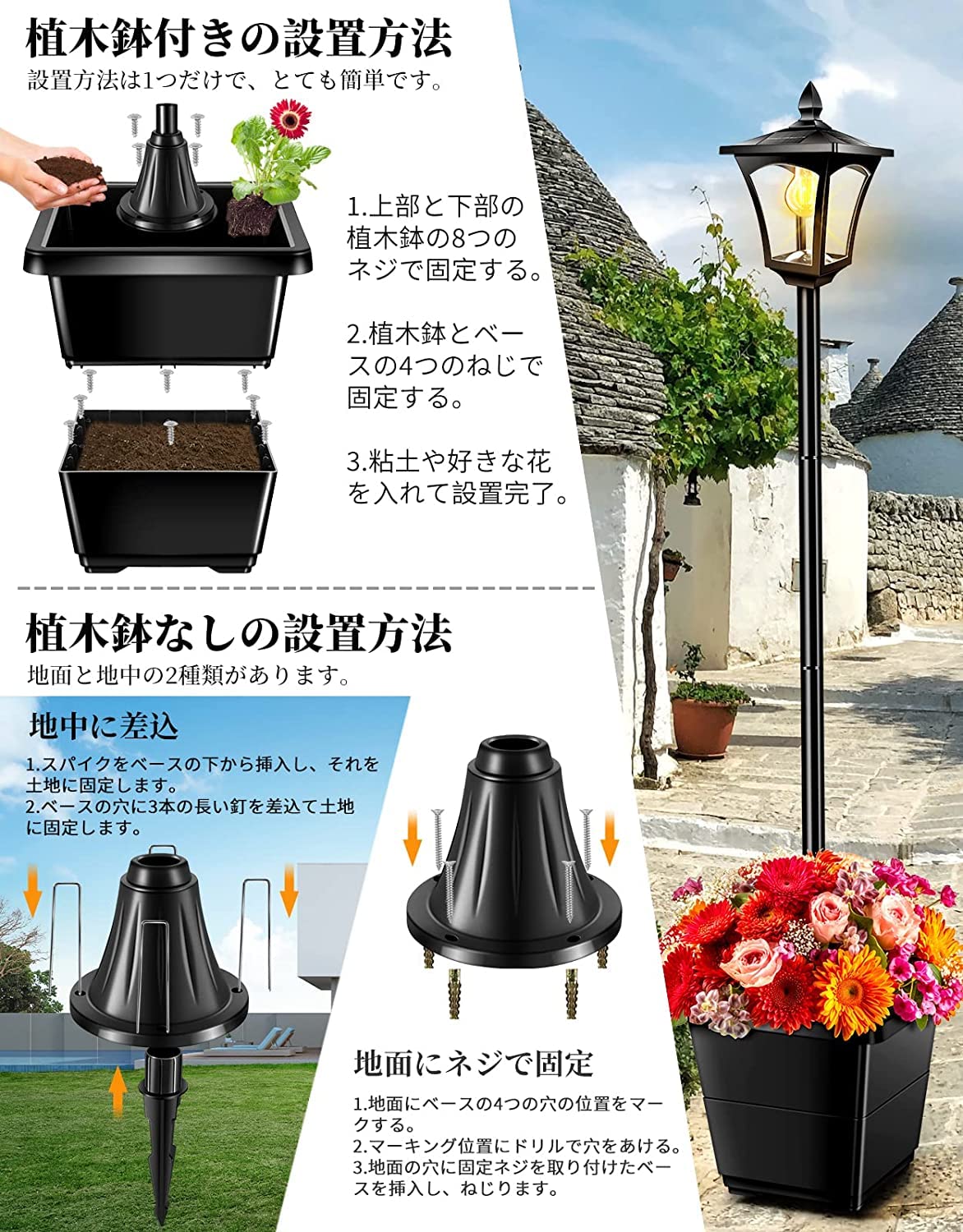 Amazon.co.jp: 【2023昇級版】TANKAO ガーデンライト ソーラー 屋外