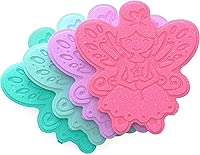 Bentgo Buddies Glitter Reusable Ice Packs - Slim Ice Packs for Lunch Boxes, Lunch Bags, and Coolers - Multicolored 4-Pack (Fairy)